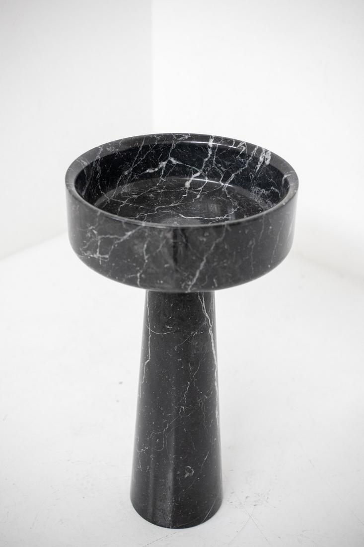 Black marble sculpture by Angelo Mangiarotti (1 of 5)