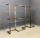 Brass Bookcase by Turri