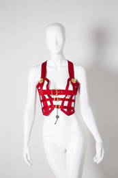 Gianni Versace Iconic Vintage Bondage Corset