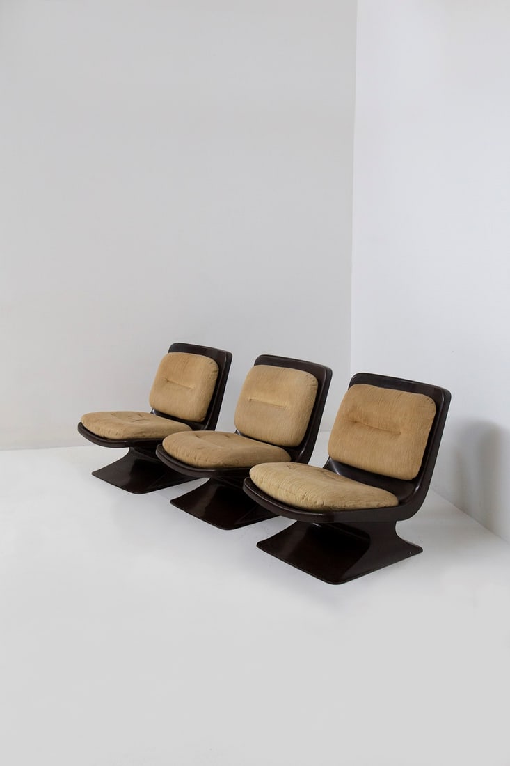 Albert Jacob armchair set by Grosfillex, France (1 of 5)