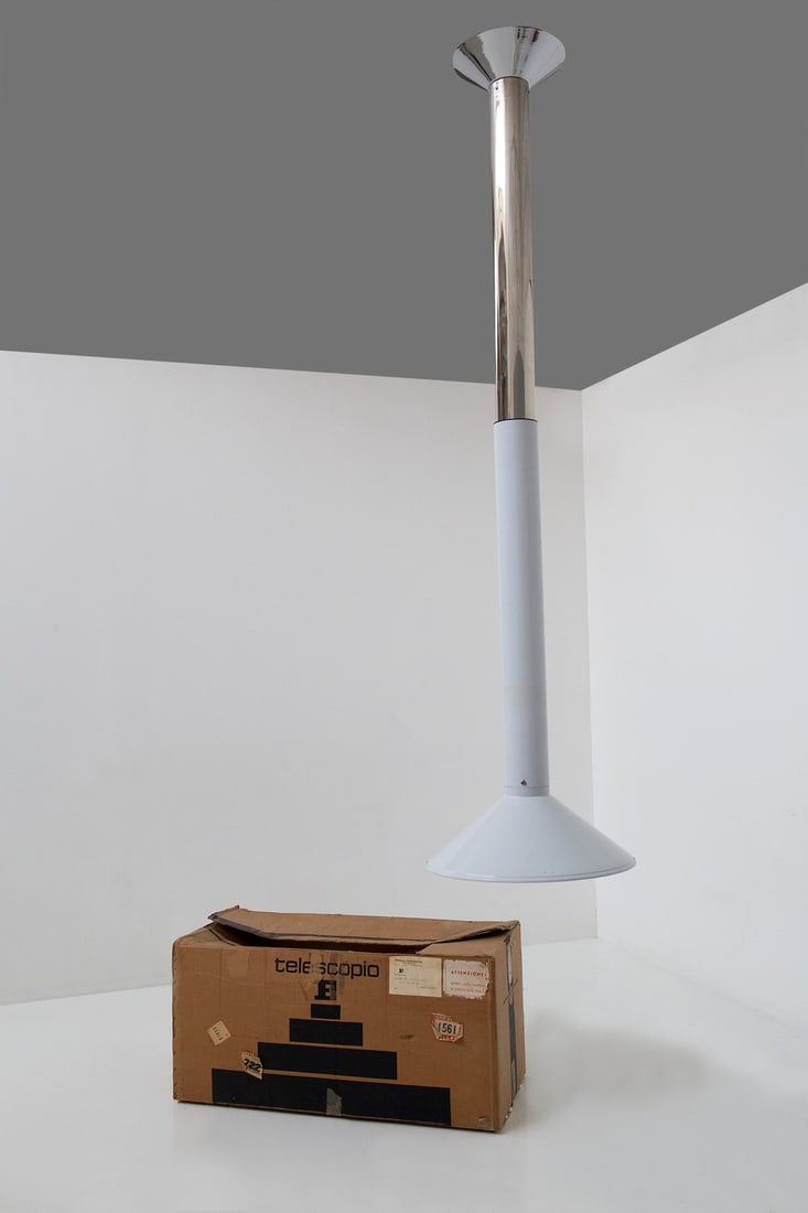 Umberto Riva Suspension Lamp for Bieffeplast, original box (1 of 4)