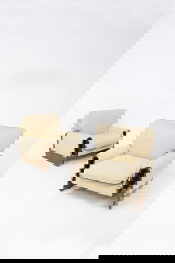 Ferdinando Buzzi Armchairs Mod Tiffany Per Brunati