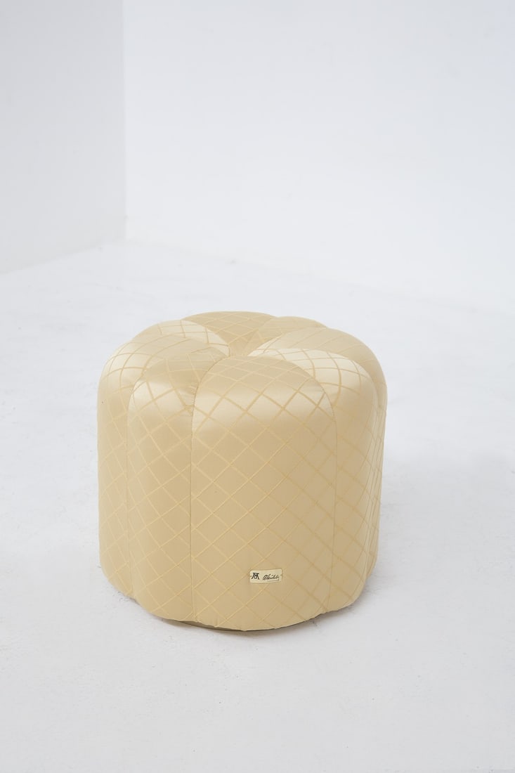 Alain Delon        Salon Pouf for Maison Jansen, Original Label (1 of 4)
