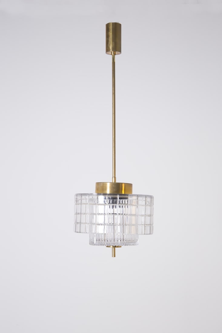 Manifattura Italiana    Italian Chandelier in Bohemia Crystal and Brass (1 of 2)