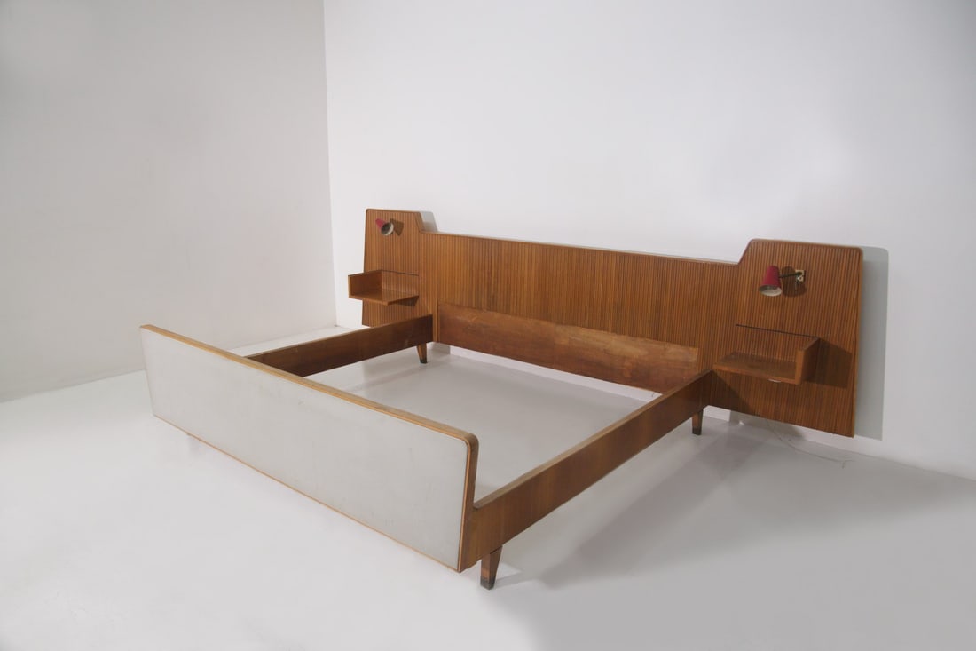 Gio Ponti        Double bed Attr. (1 of 3)