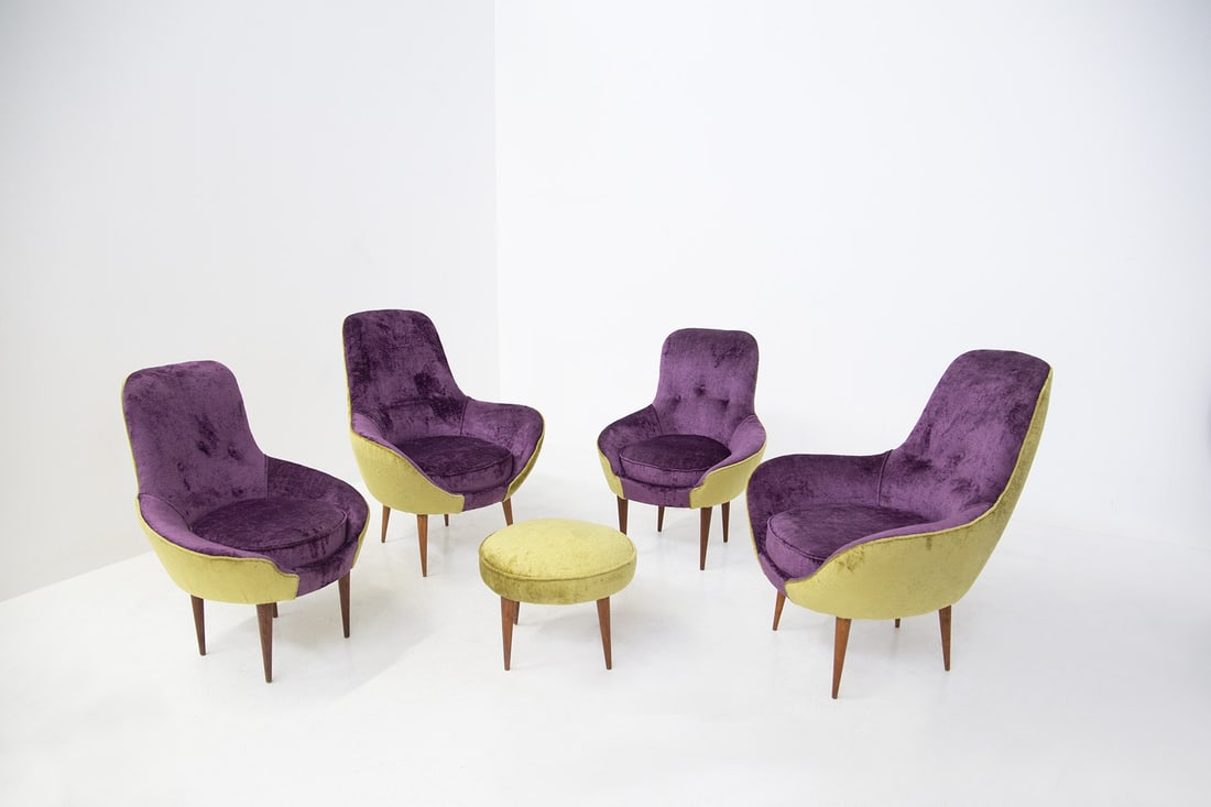 Manifattura Italiana Armchairs living room set (1 of 6)