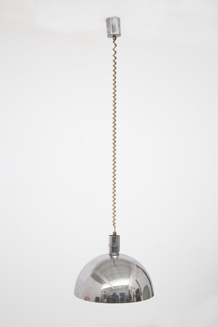 Franco Albini Brown Wire Ceiling Lamp by Franco Albini and Franca Helg for Sirrah (1 of 1)