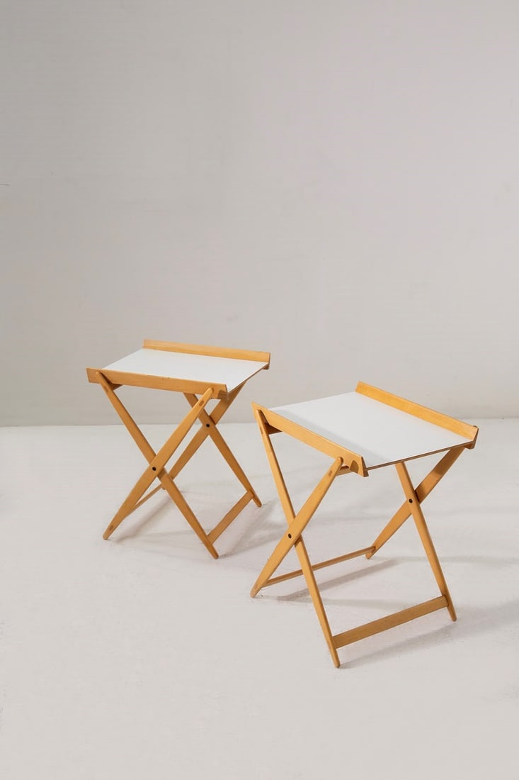Achille Castiglioni    Pair of Mini Mate side tables (1 of 2)