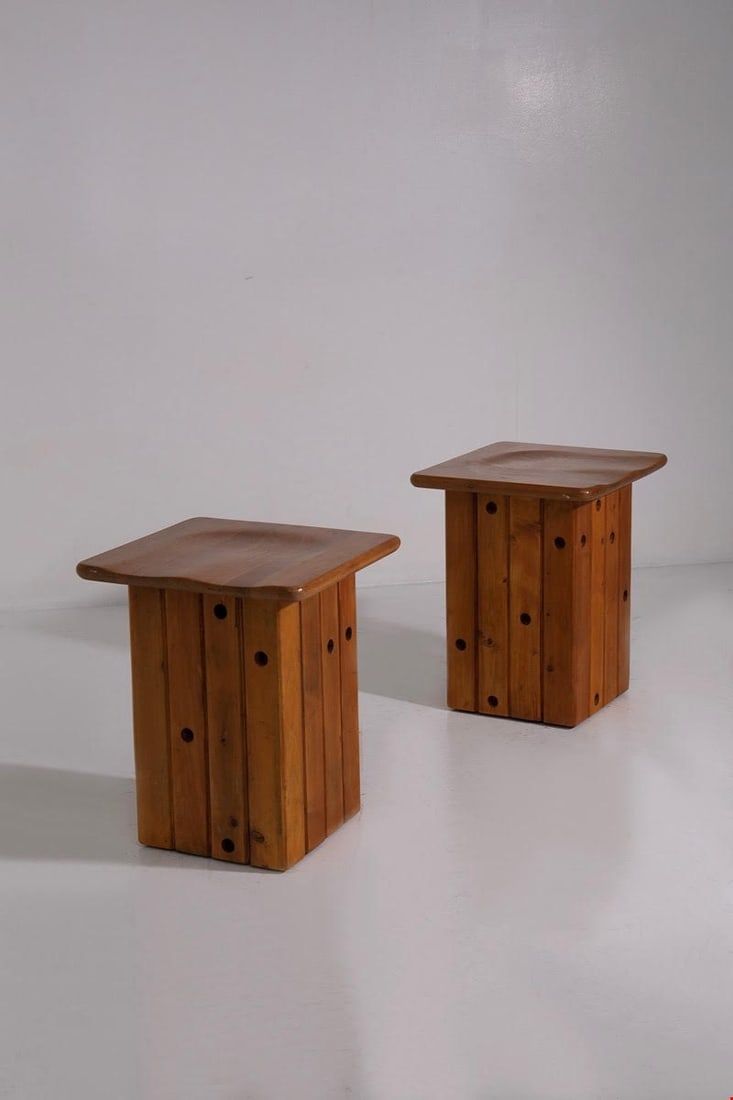 Giuseppe Rivadossi    Pair of stools Attr. G. Rivadossi (1 of 1)