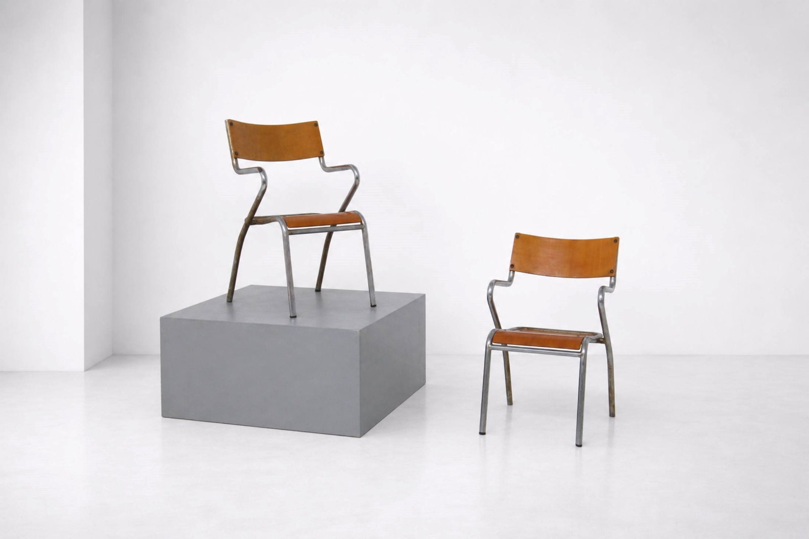 Gabriele Mucchi Pair of Pino Chairs (1 of 1)