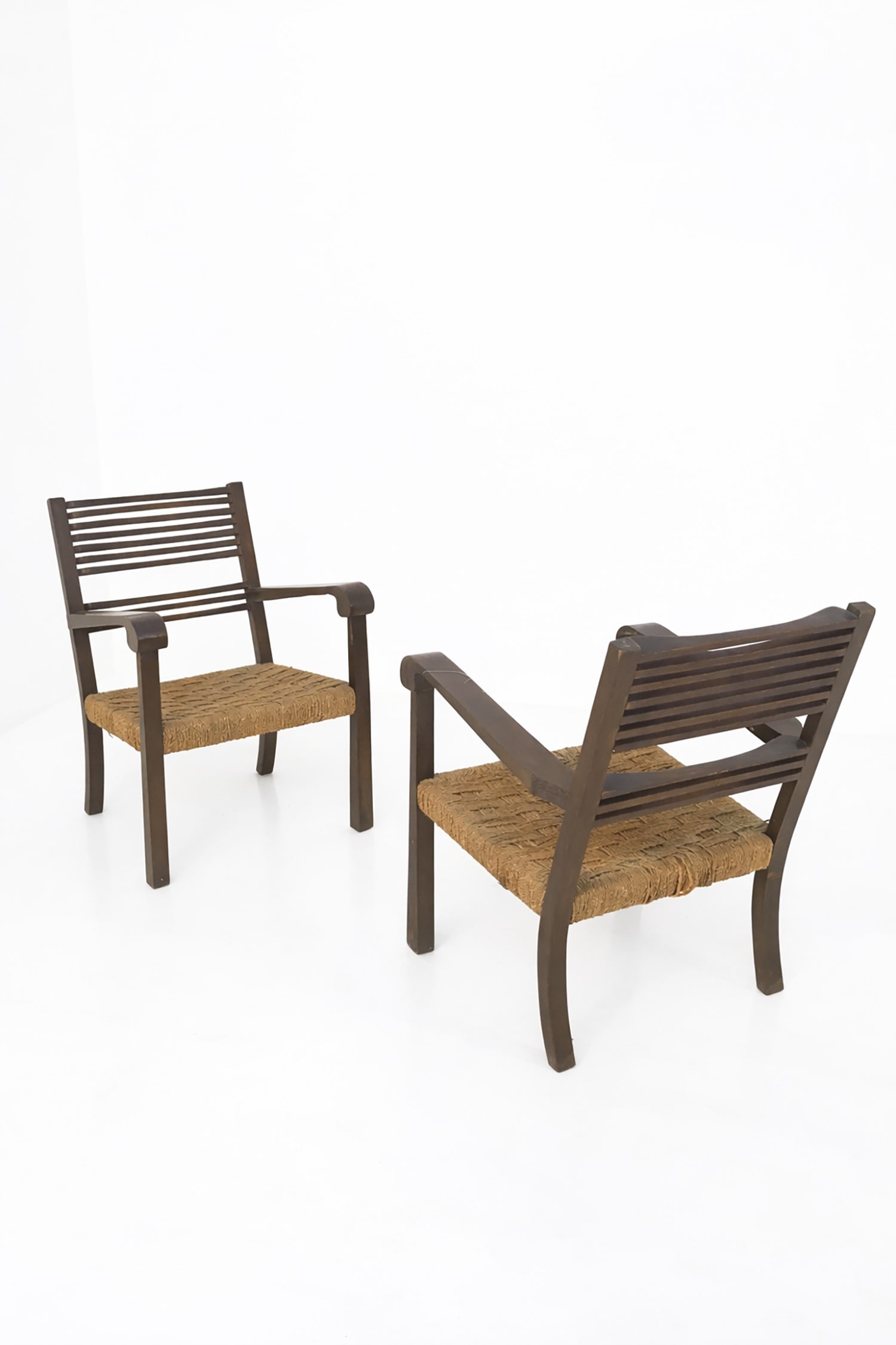 Giancarlo Palanti Pair of Attr armchairs. (1 of 1)