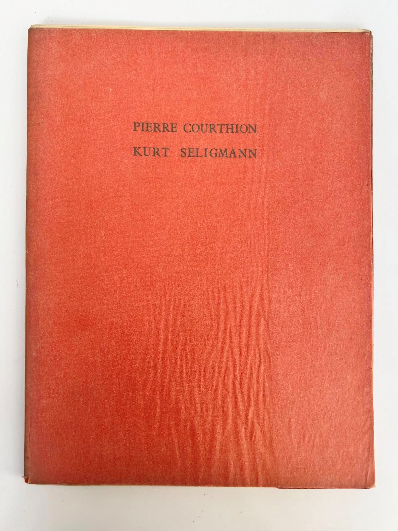 Monsieur Tenor: Rare first edition of Monsieur Tenor by Pierre Courthion, published by the prestigious Editions G.L.M. of Guy Levis-Mano in 1936. Copy no. 65 of an extremely limited edition of only 70 copies on fine