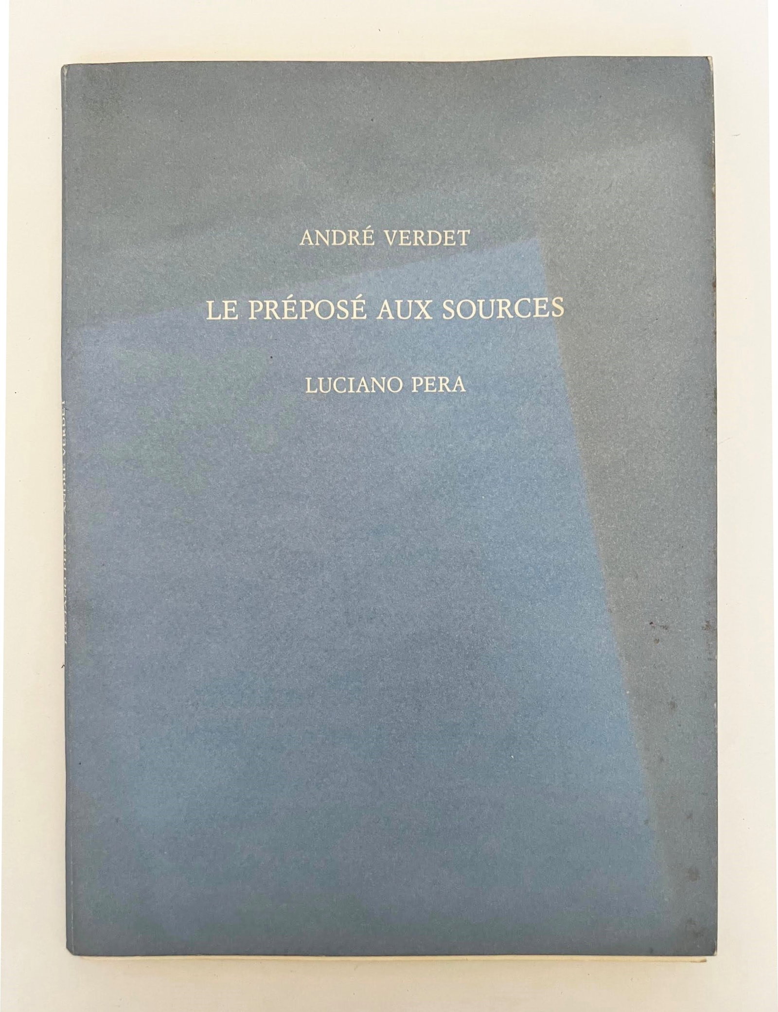 The Keeper of the Springs, Verdet: Andre Verdet, The Keeper of the Springs, Editions Etruschi, 1970s. Original illustrated edition with 3 original etchings by Luciano Pera, numbered and signed by the artist. Limited edition of 45