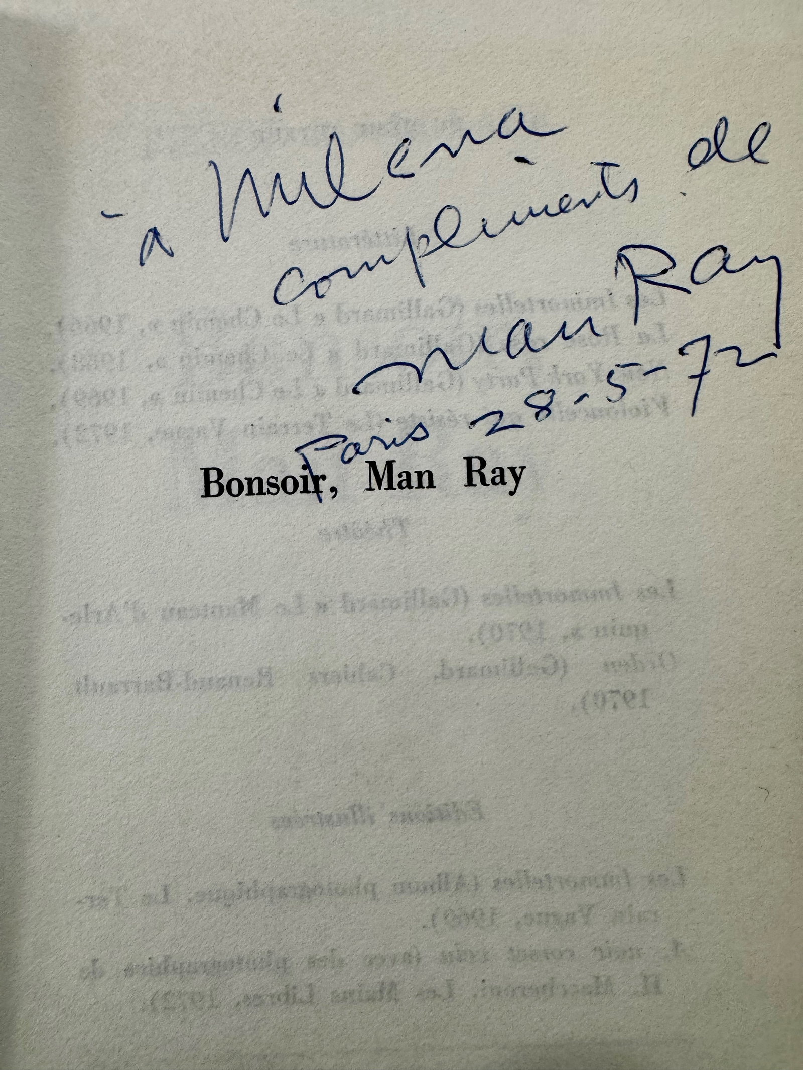 Bonsoir, Man Ray - 2
