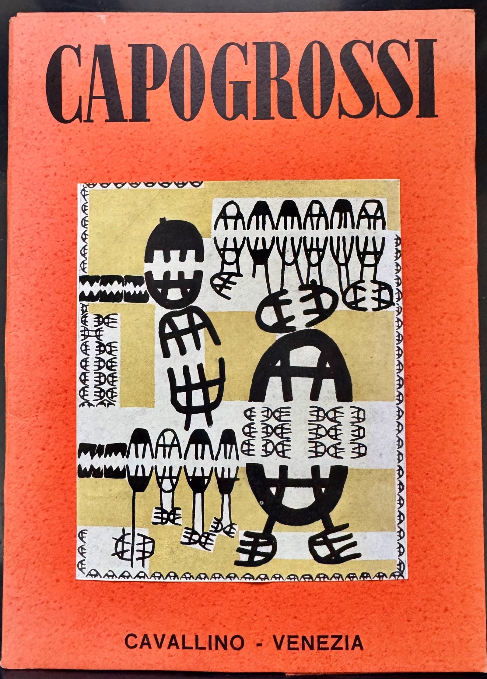 Capogrossi - Six Colour Plates: CAPOGROSSI - SIX COLOUR PLATES. Edizioni del Cavallino, Venice, 1954. First edition of the prestigious 'Collezione Arte' series directed by Carlo Cardazzo, a central figure in the promotion of