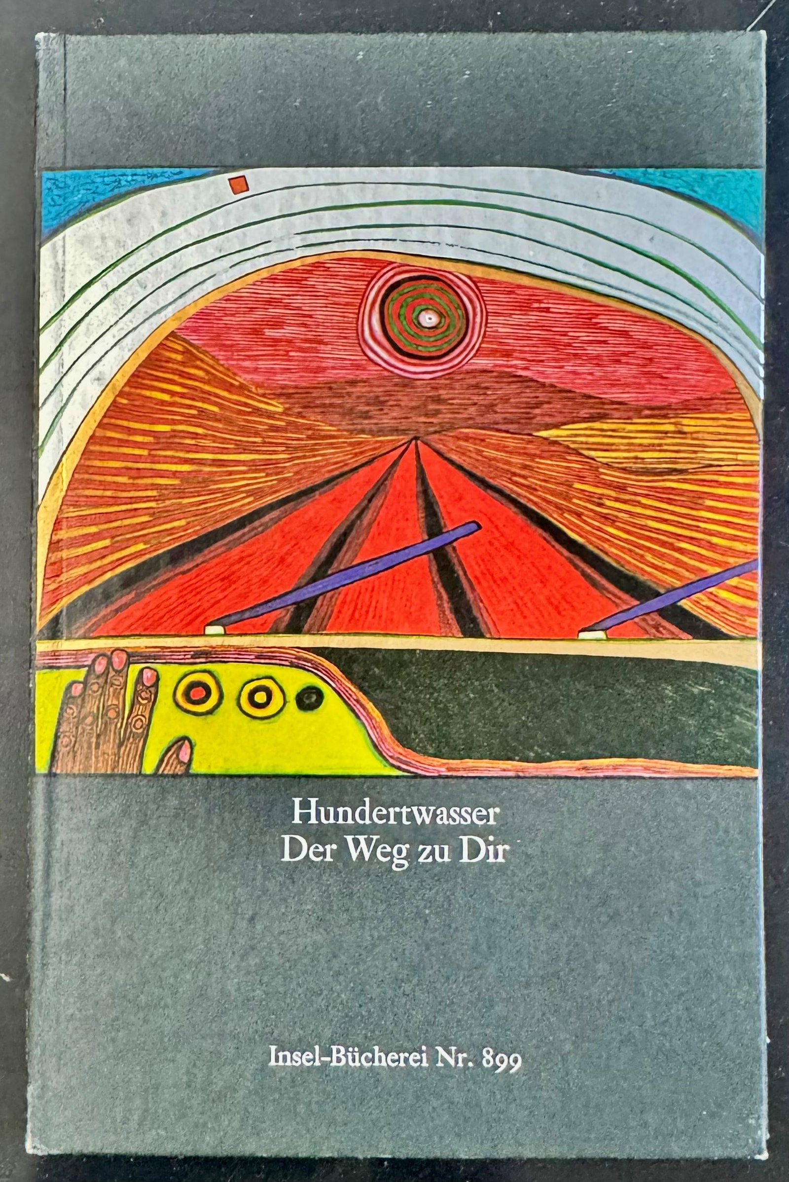 The Way to You: Friedensreich Hundertwasser, The Way to You. Insel-B?cherei No. 899. First edition, first printing (1st to 8th thousand), Insel Verlag, Frankfurt am Main 1967. Small 8vo, publisher's illustrated