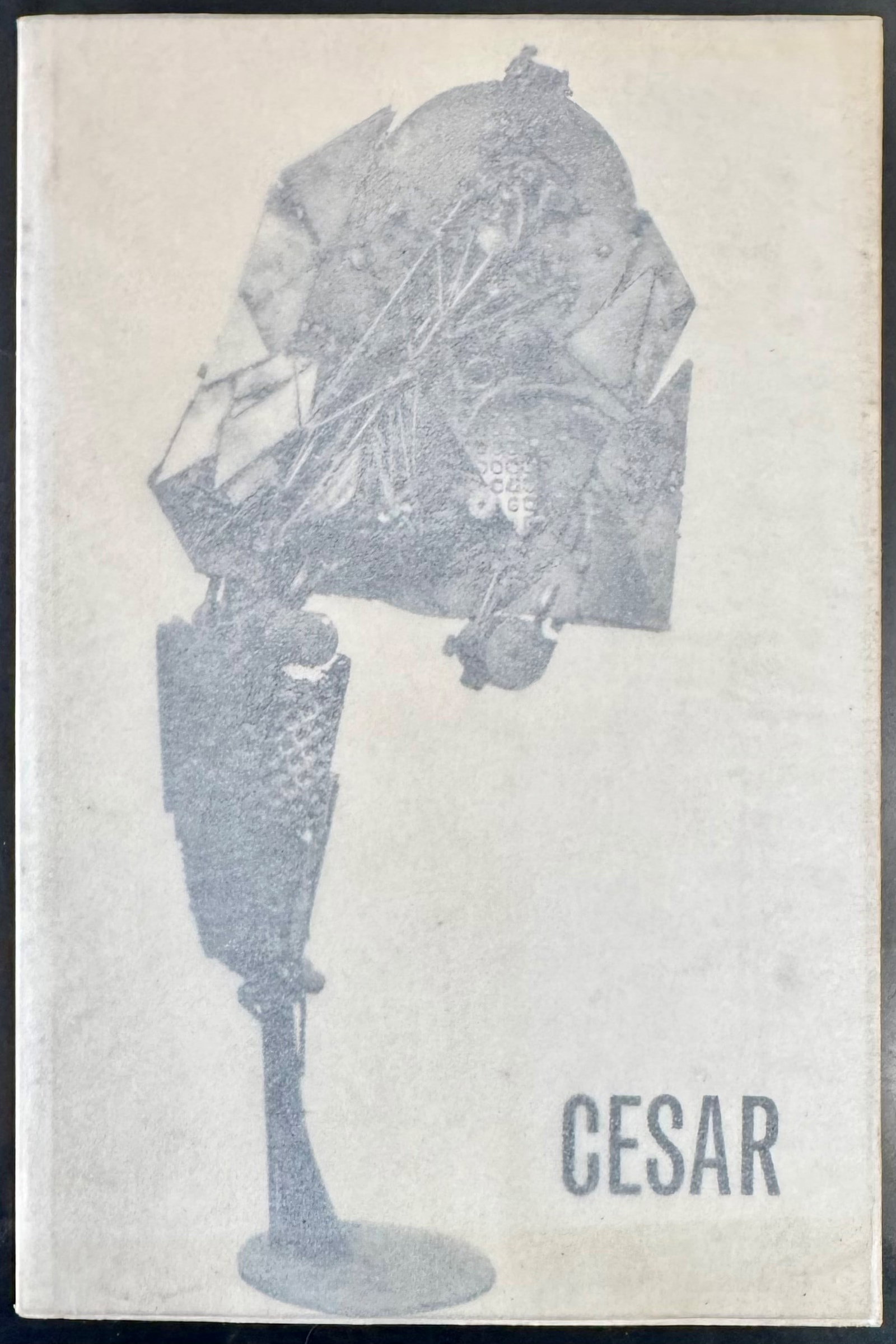 Cesar: Rare monograph dedicated to Cesar Baldaccini, master of welded iron sculpture and protagonist of French Nouveau Realisme. Volume IX of the prestigious series 'Artistes de Notre Temps', published by