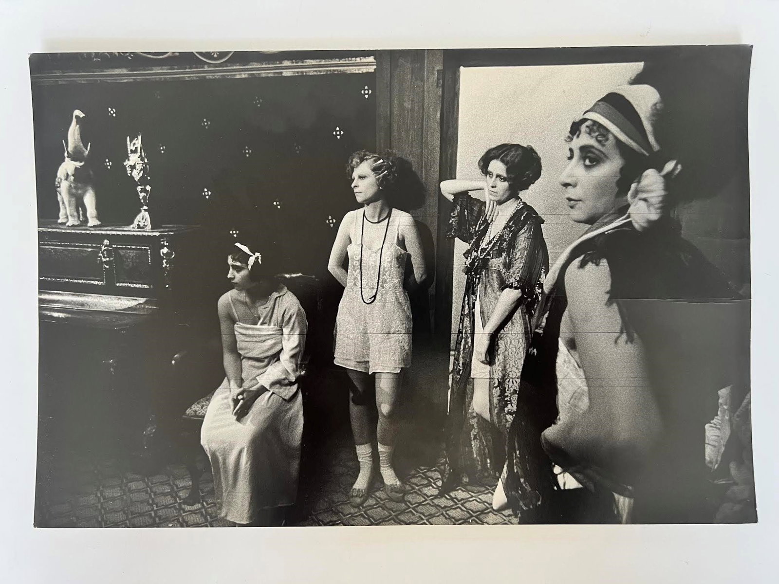 Photograph: Film of Love and Anarchy: Photograph from the set of Lina Wertm?ller?s 1973 film *Film d?amore e d?anarchia* (or This Morning at 10 in Via dei Fiori at the Well-Known Brothel...). For Milena Milani. Vintage production contact