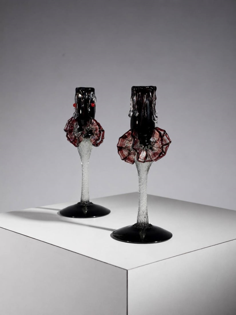 Murano Glass Candleholder (1 of 1)