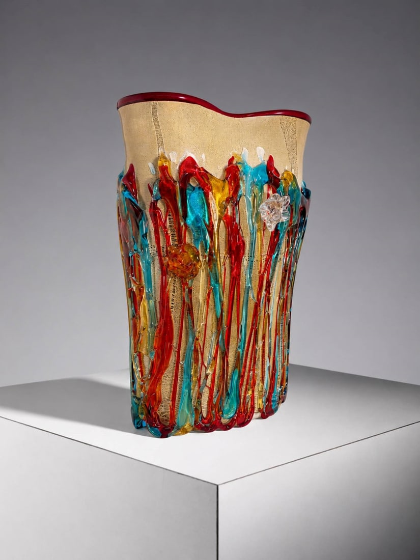 Enrico Cammozzo Vase, signed (1 of 1)