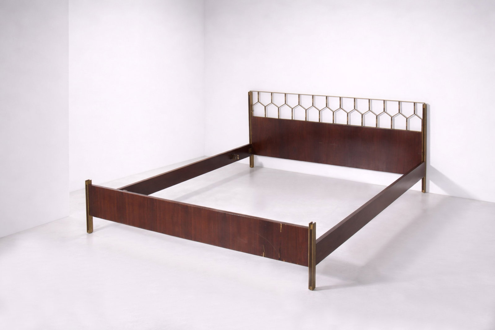 Carlo De Carli Italian double bed Sormani (1 of 2)