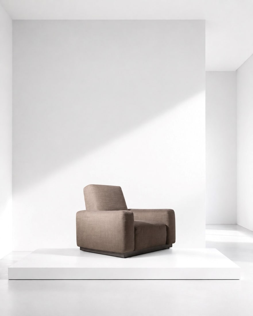 Zanotta Reclining armchair: Height: 71 cm, Width: 107 cm, Depth: 94 cmReclining armchair from the late 1990s by Zanotta. Adjustable backrest. ORIGINAL FABRIC.