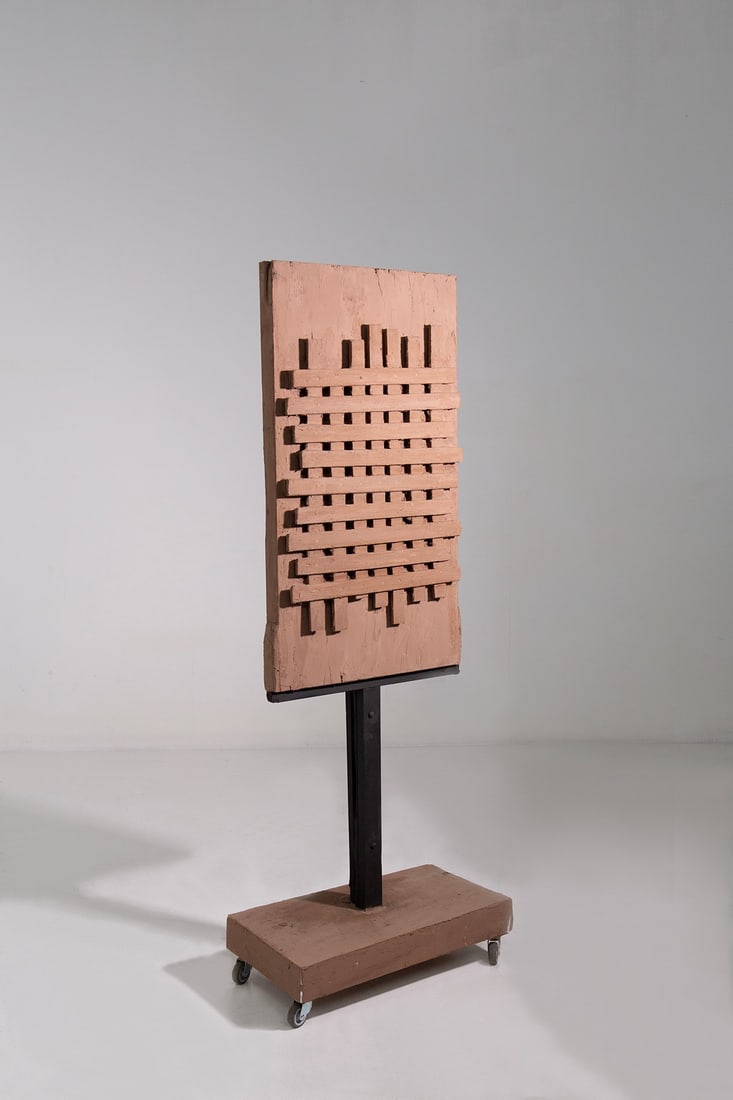 Aldo Guarnieri Wooden Sculpture 1990: Height: 178.5 cm Width: 58cm Depth: 31 cmWooden sculpture by Aldo Guarnieri from the 1990s.