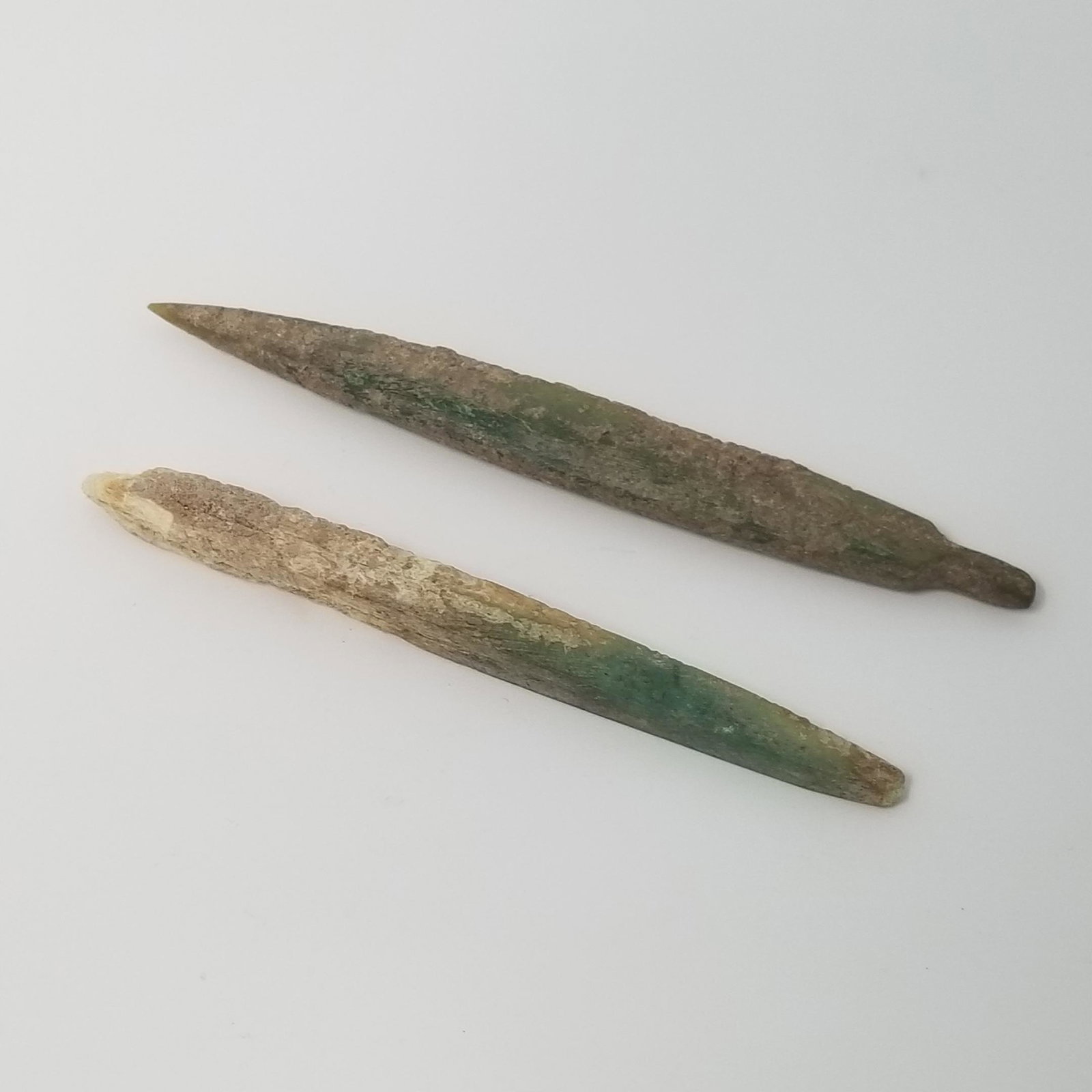 Bone Arrowheads Laoi (2): Bone arrowheads from the Liao Dynasty, who ruled an empire is east Asia that included parts of Mongolia, North China, North Korea, and modern day Russia. BONUS: WIN THIS LOT AND GET ANOTHER IDENTICAL 