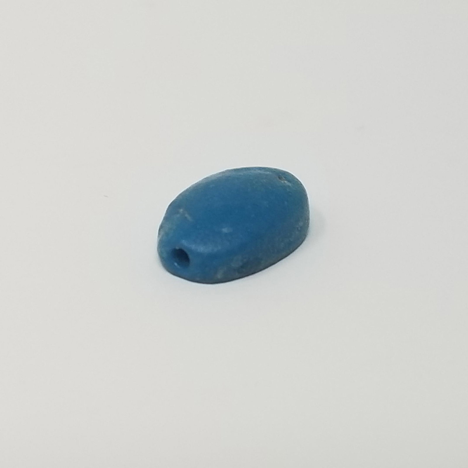 Blue Egyptian Scarab - 1500 BCE: Description:A small ancient Egyptian scarab.Â 18th-19th Dynasty. Glazed,Â Regenerative significance.Â Very small, flat bottom. Provenance:Â ex. privateÂ Denver collection. All purchases w