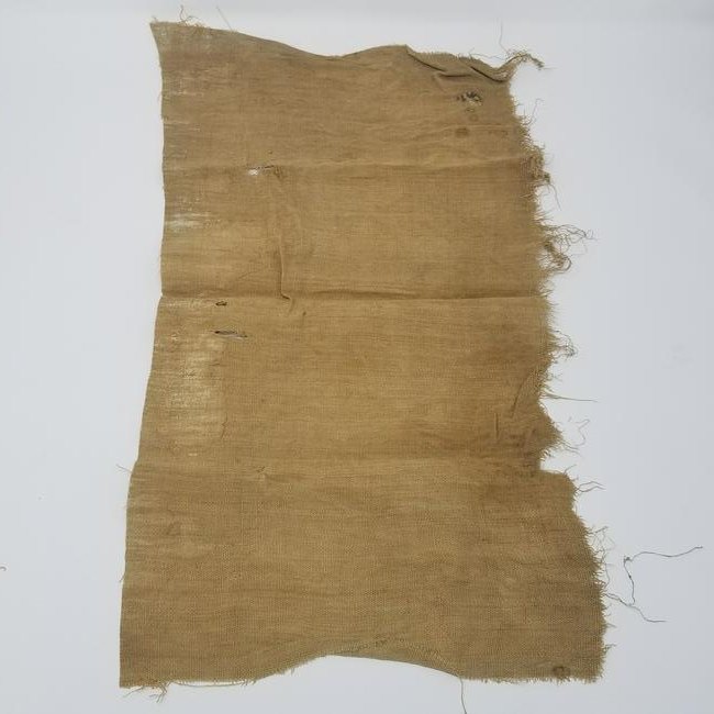 Mummy Linen - Large - Late Period: From Ancient Egypt, a huge piece of authentic mummy linen. Used in the funerary ritual of Late Period Egyptians, 8th-1st Century BCE. 18" Long Provenance - ex. From large lot; Private Long Island, USA