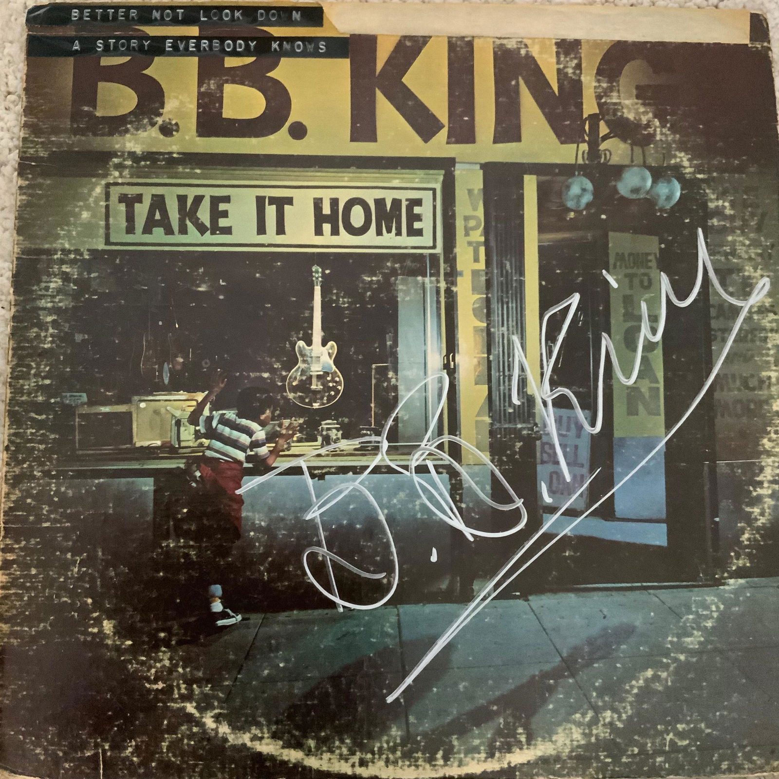 Signed Signed BB King Take it Home Album (1 of 1)