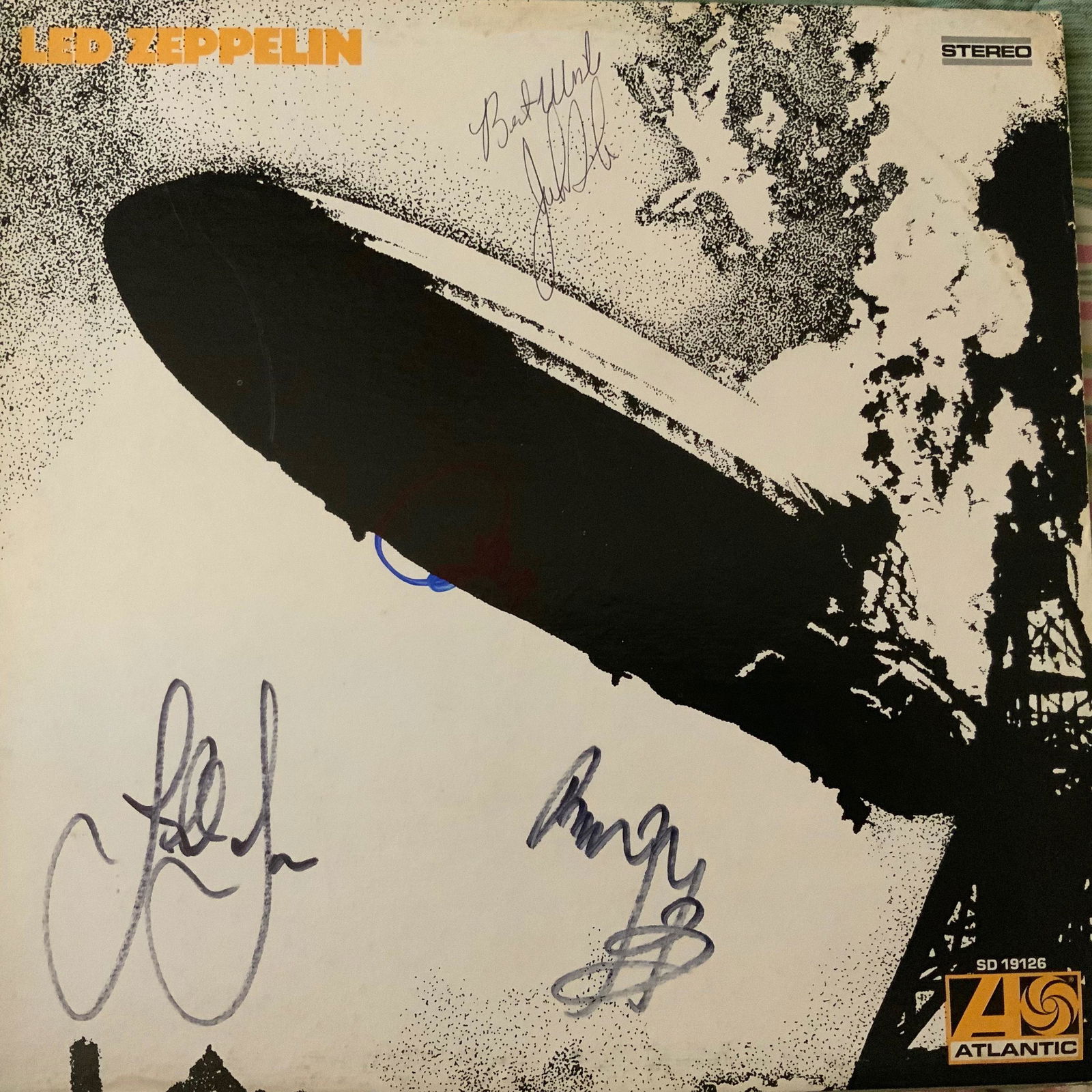 Signed Led Zeppelin, Led Zeppelin ( Debut) Album (1 of 1)