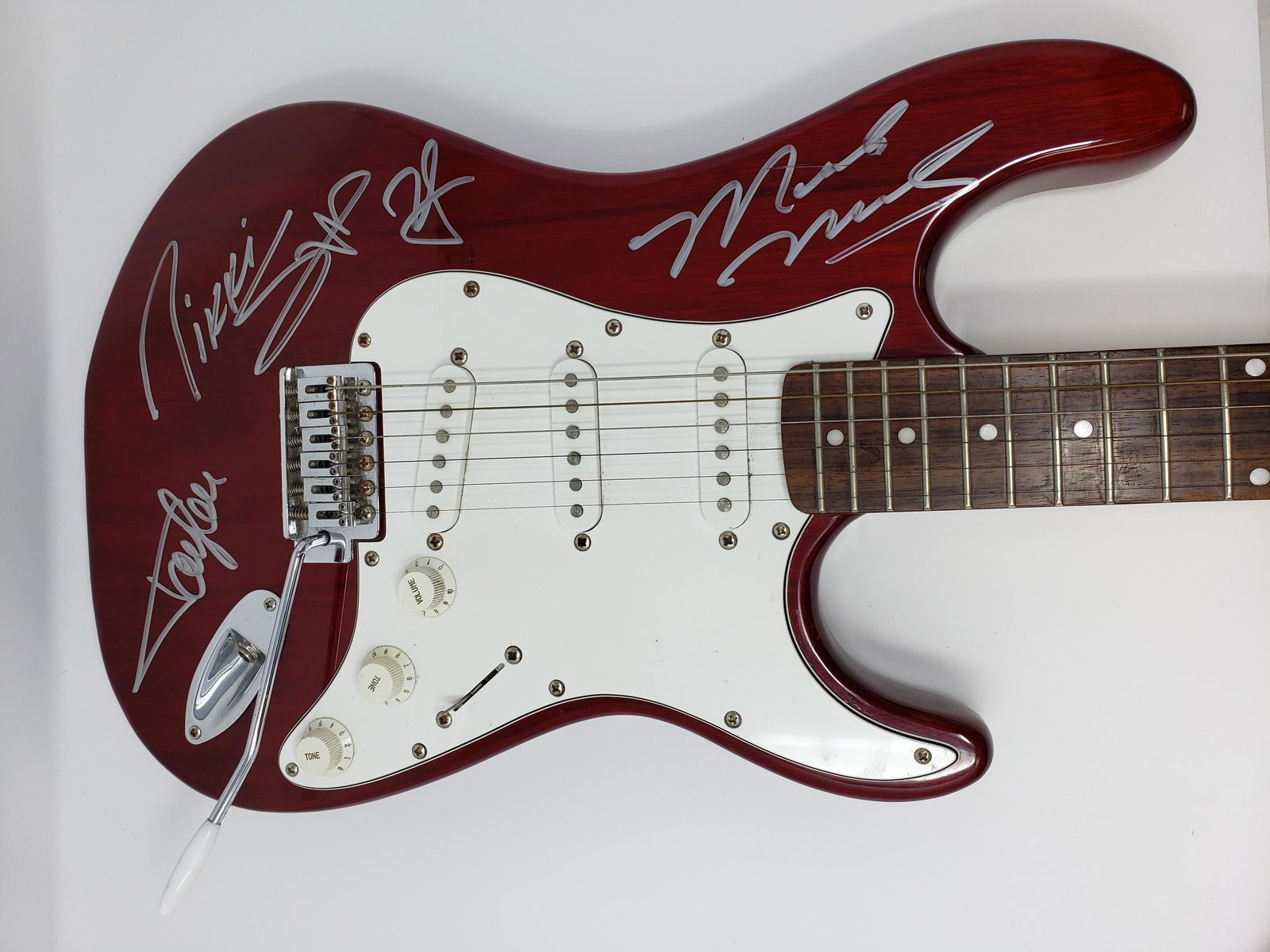 Signed Motley Crue Guitar (1 of 1)