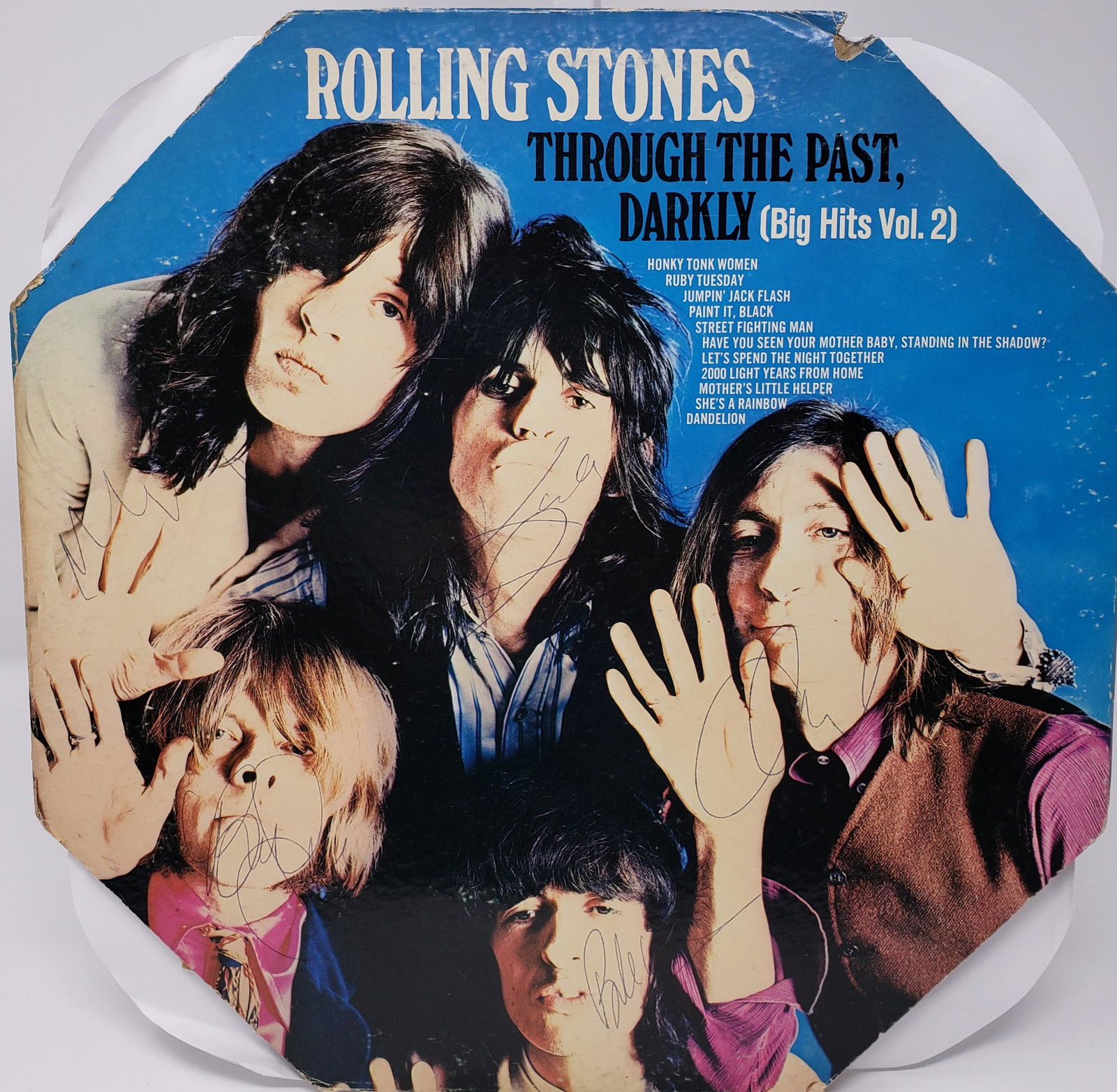 Signed Rolling Stones Through The Past, Darkly Album (1 of 3)