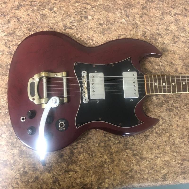 Signed AC/DC Guitar - Bon Scott (1 of 1)