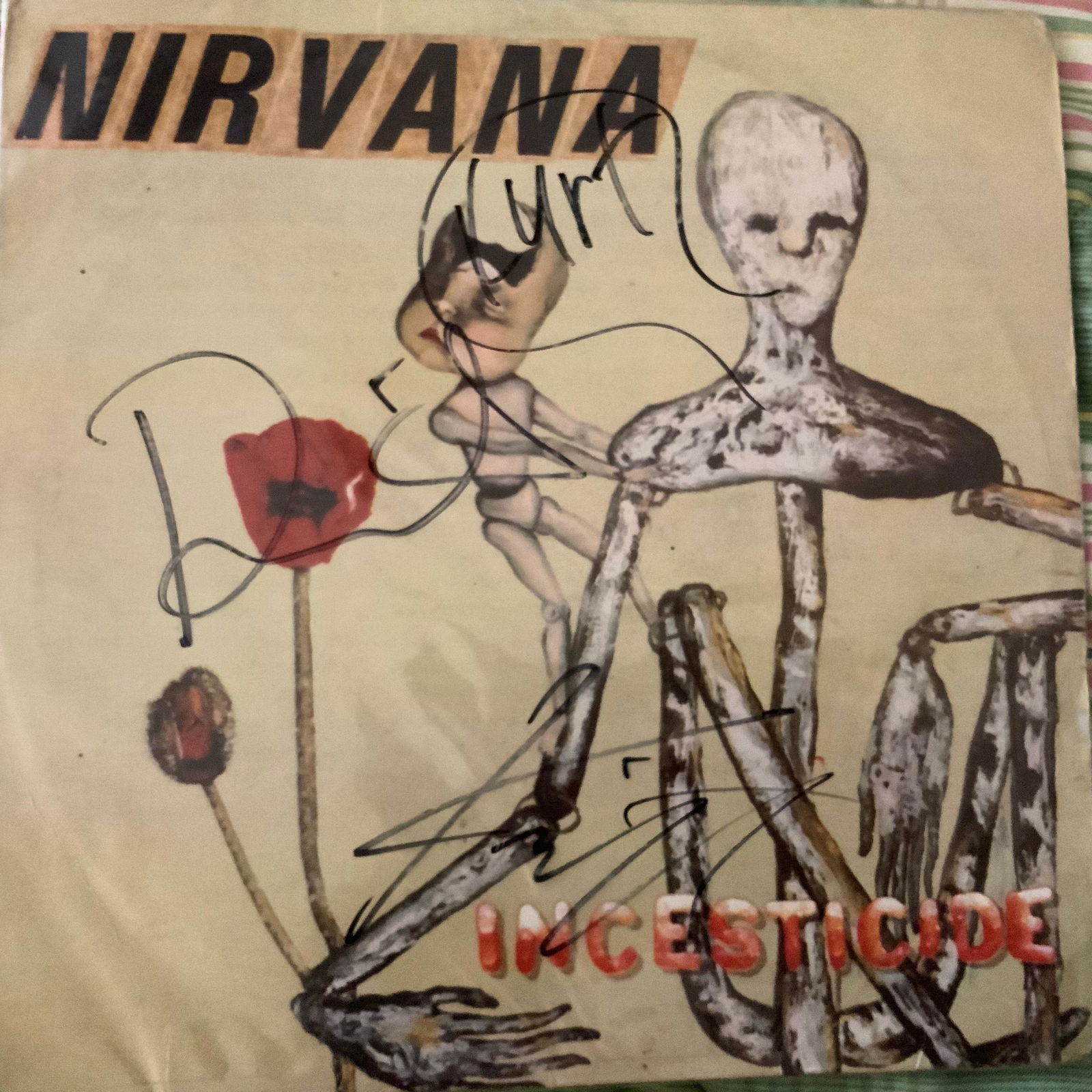 Signed Nirvana Incesticide Album (1 of 1)