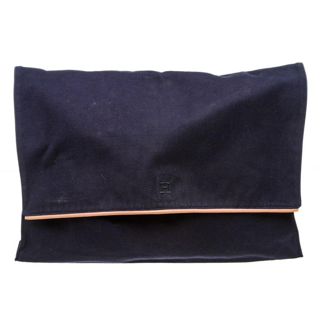 Hermes Canvas Clutch (1 of 8)