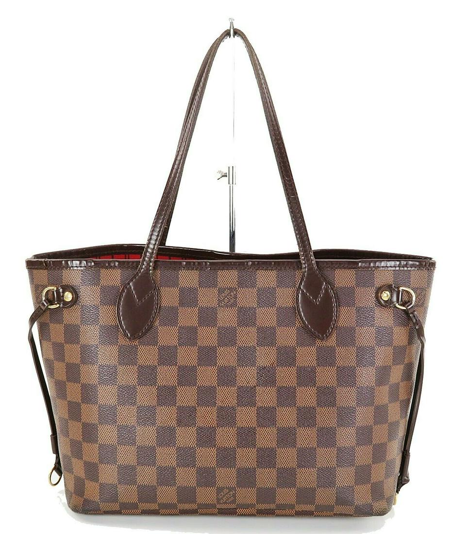 Louis Vuitton Damier Ebene Neverfull Tote Bag (1 of 10)