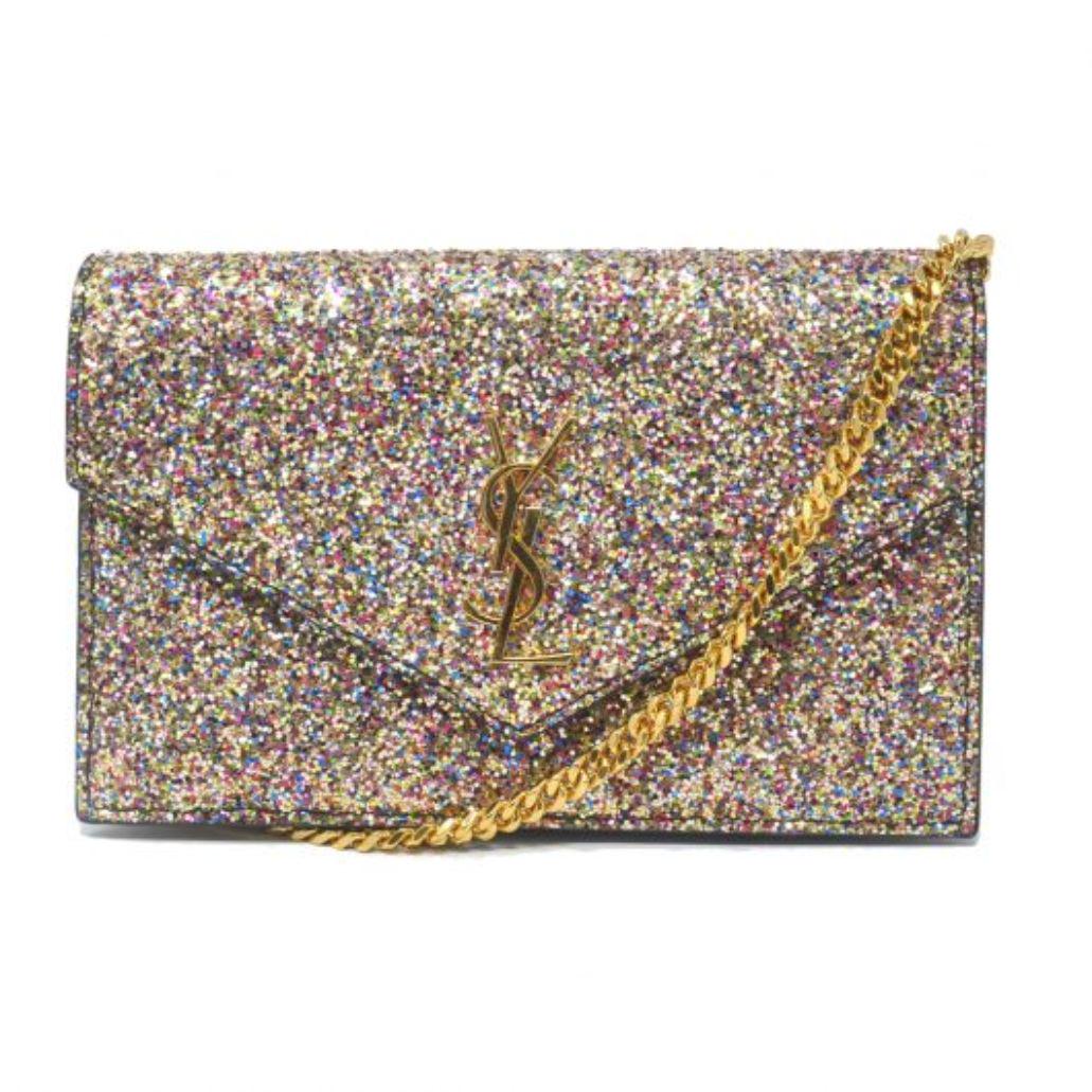 glitter ysl bag