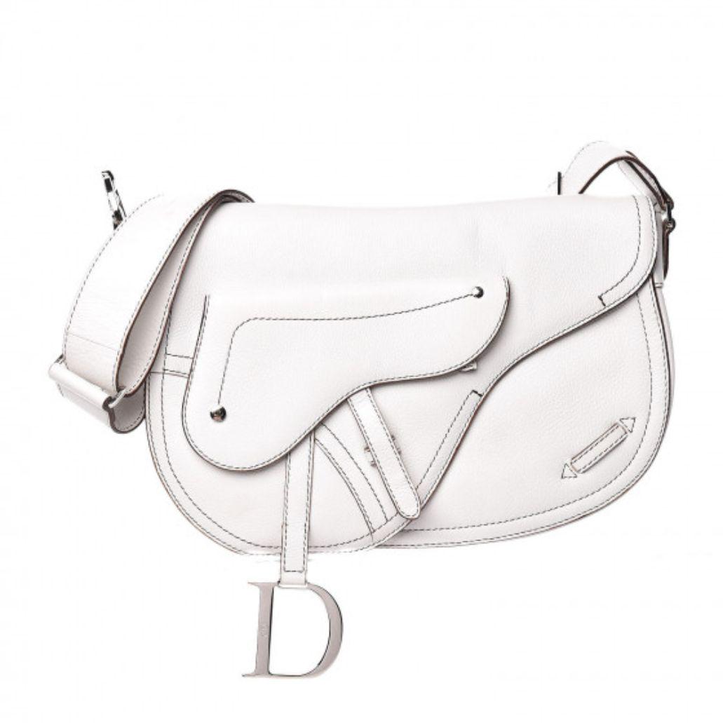 CHRISTIAN DIOR Calfskin Saddle Bag (1 of 16)