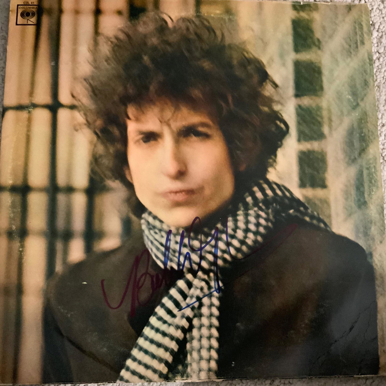 Signed Bob Dylan Blonde On Blonde Album (1 of 1)
