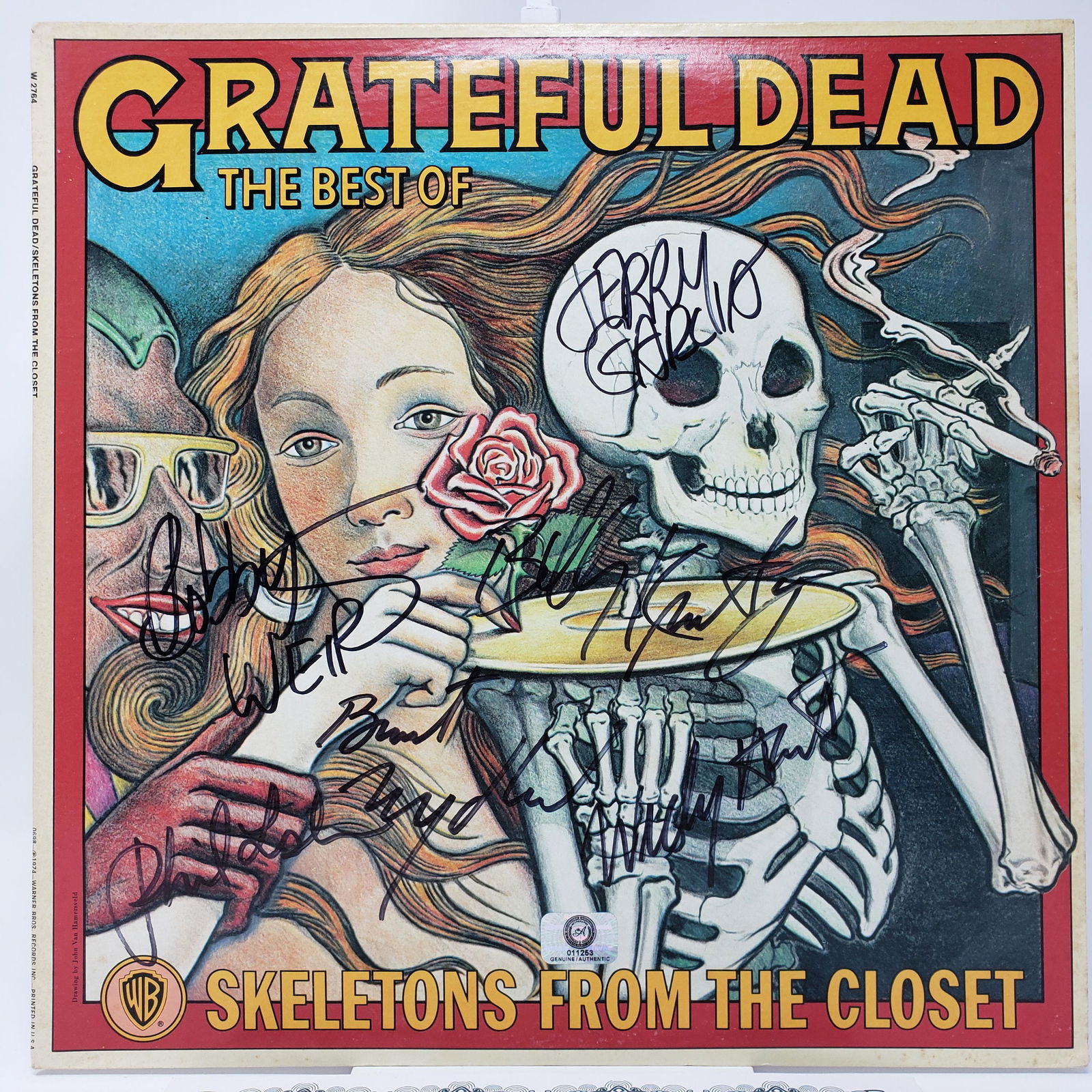 Grateful Dead Signed Best OF Grateful Dead, Skeletons (1 of 2)