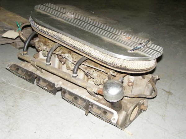 Ford 390 Tri-Power Set Up. - 2