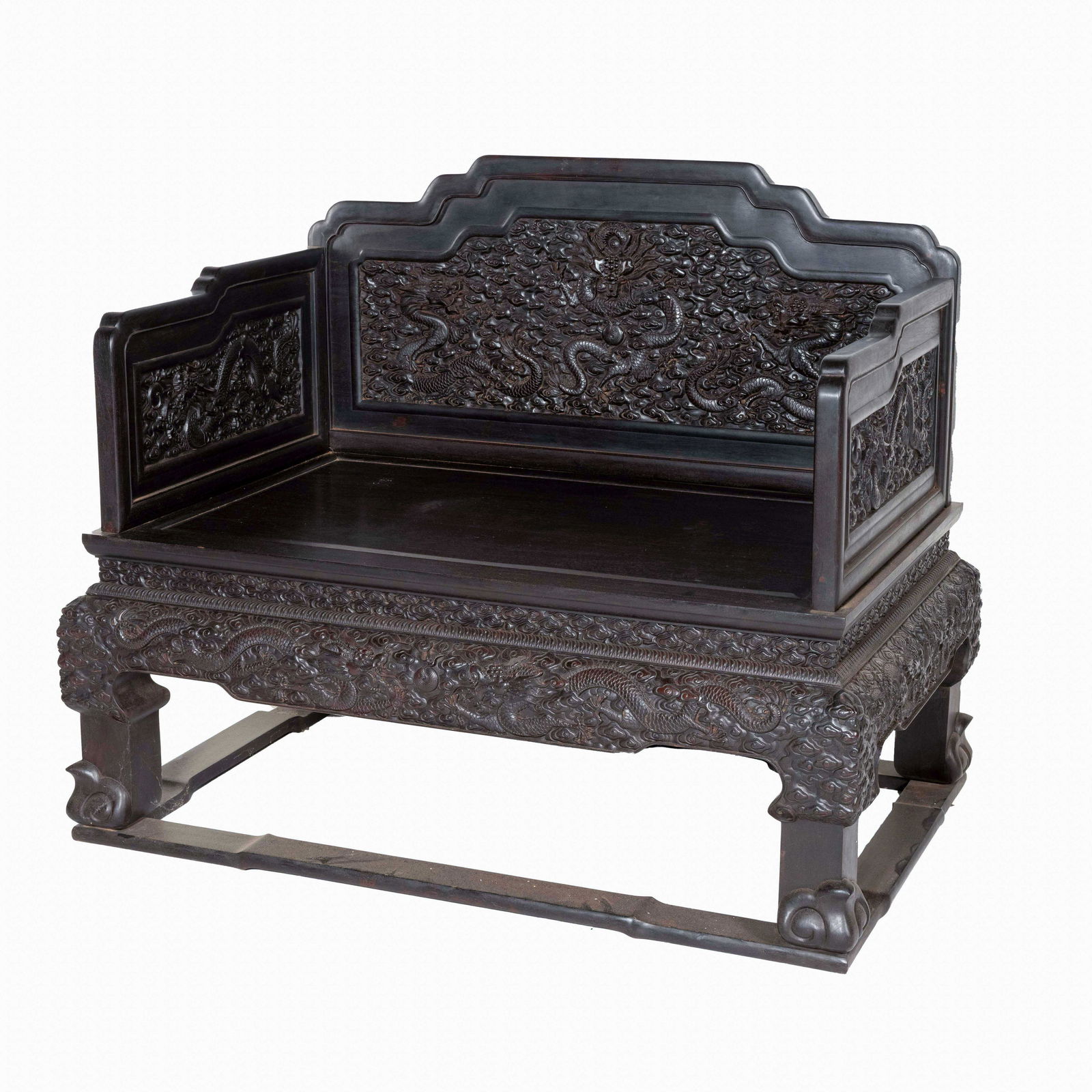 CARVED ZITAN THRONE CHAIR (1 of 6)