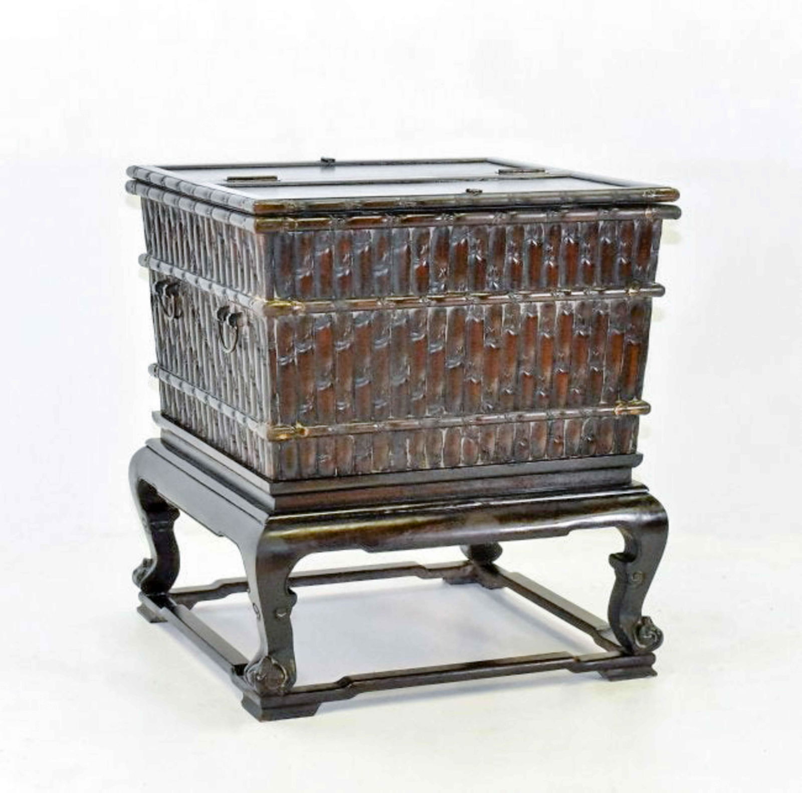 RARE, LARGE ZITAN CHINESE ICE CHEST (1 of 12)