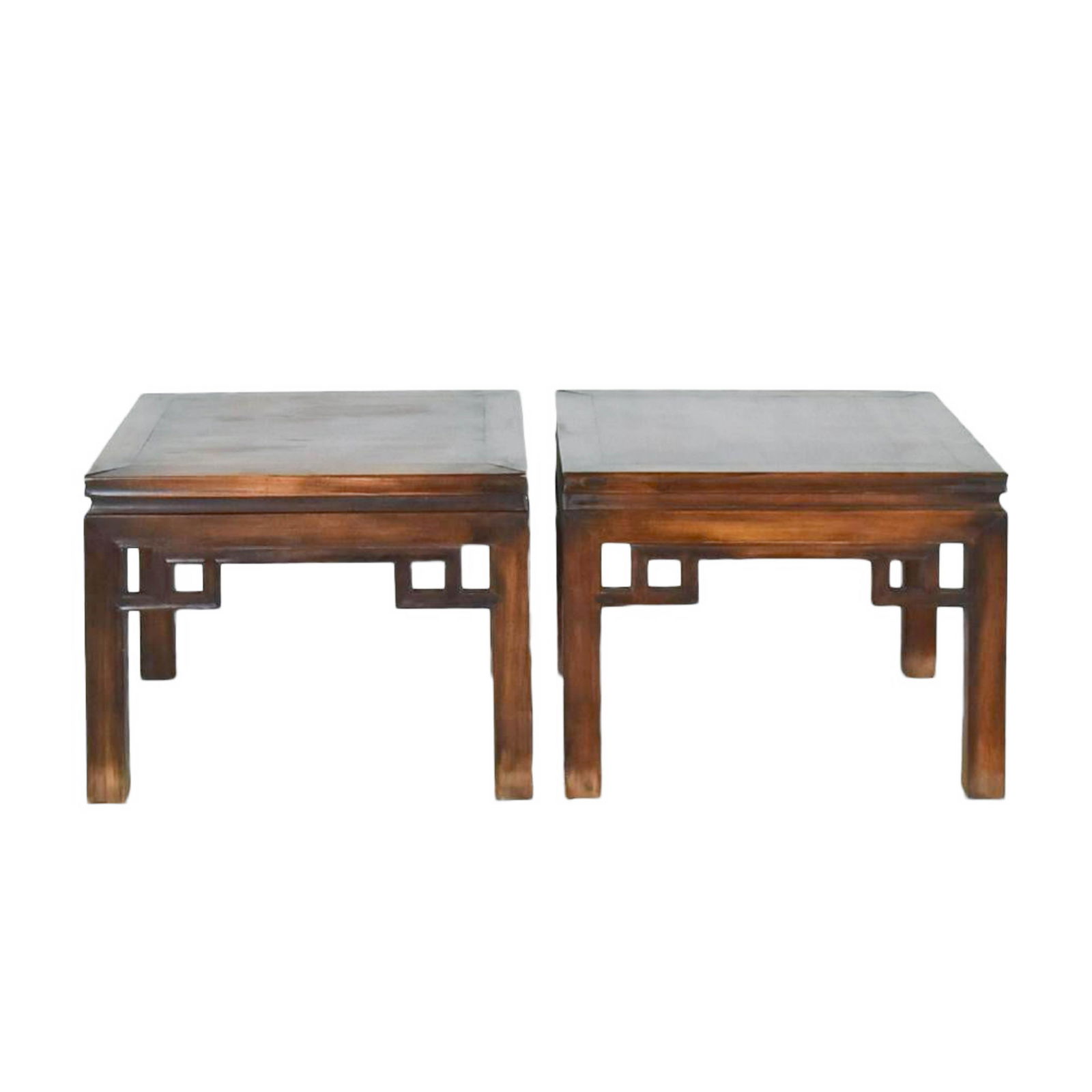 19TH C PAIR OF CHINESE HUANGHUALI SQUARE STANDS (1 of 7)
