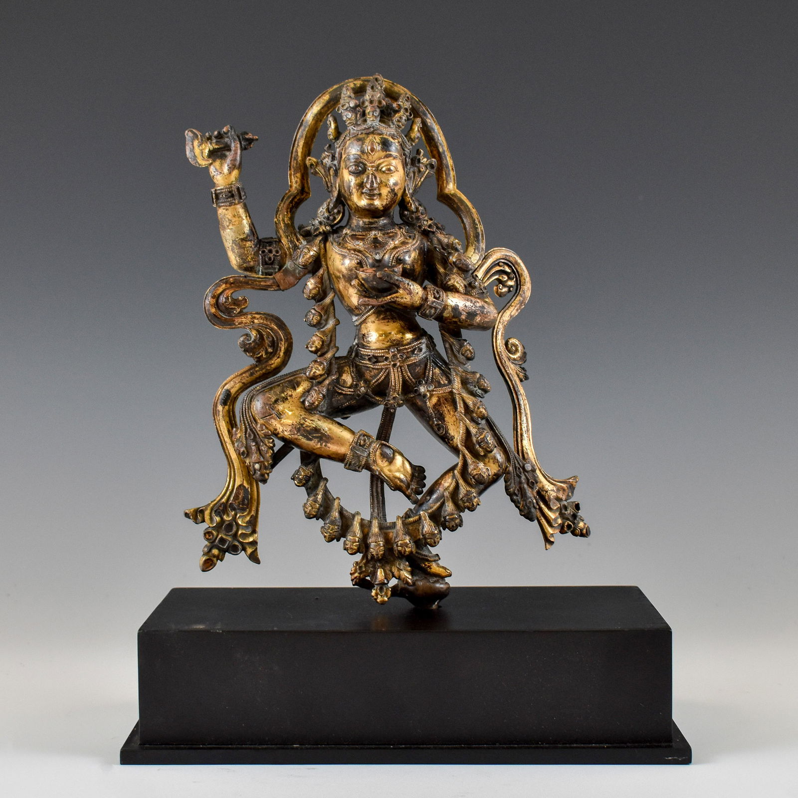 MING GILT BRONZE BODHISATTVA FIGURE OF VAJRAVARAHI (1 of 11)