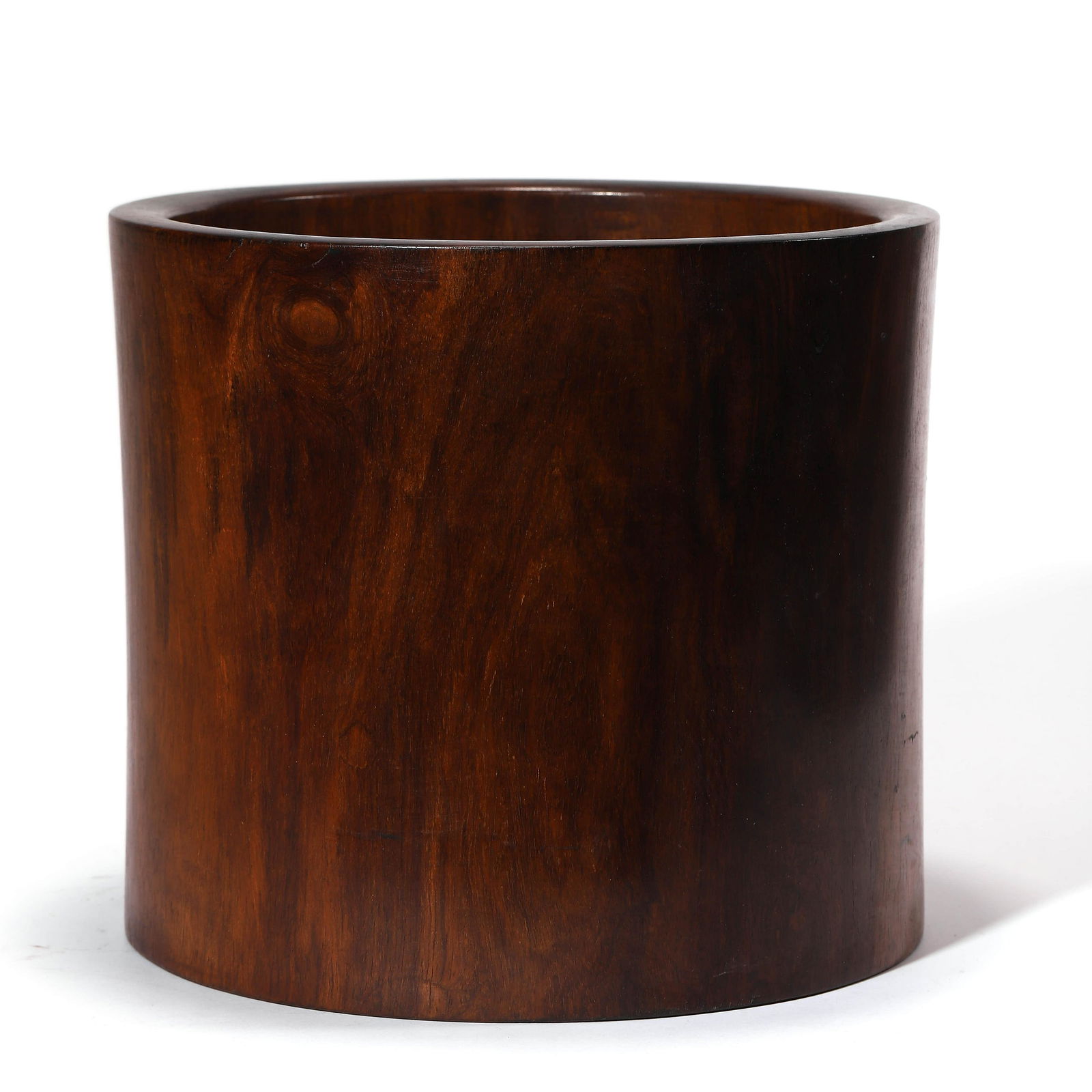 A Well Polished Huanghuali Brush Pot (1 of 5)
