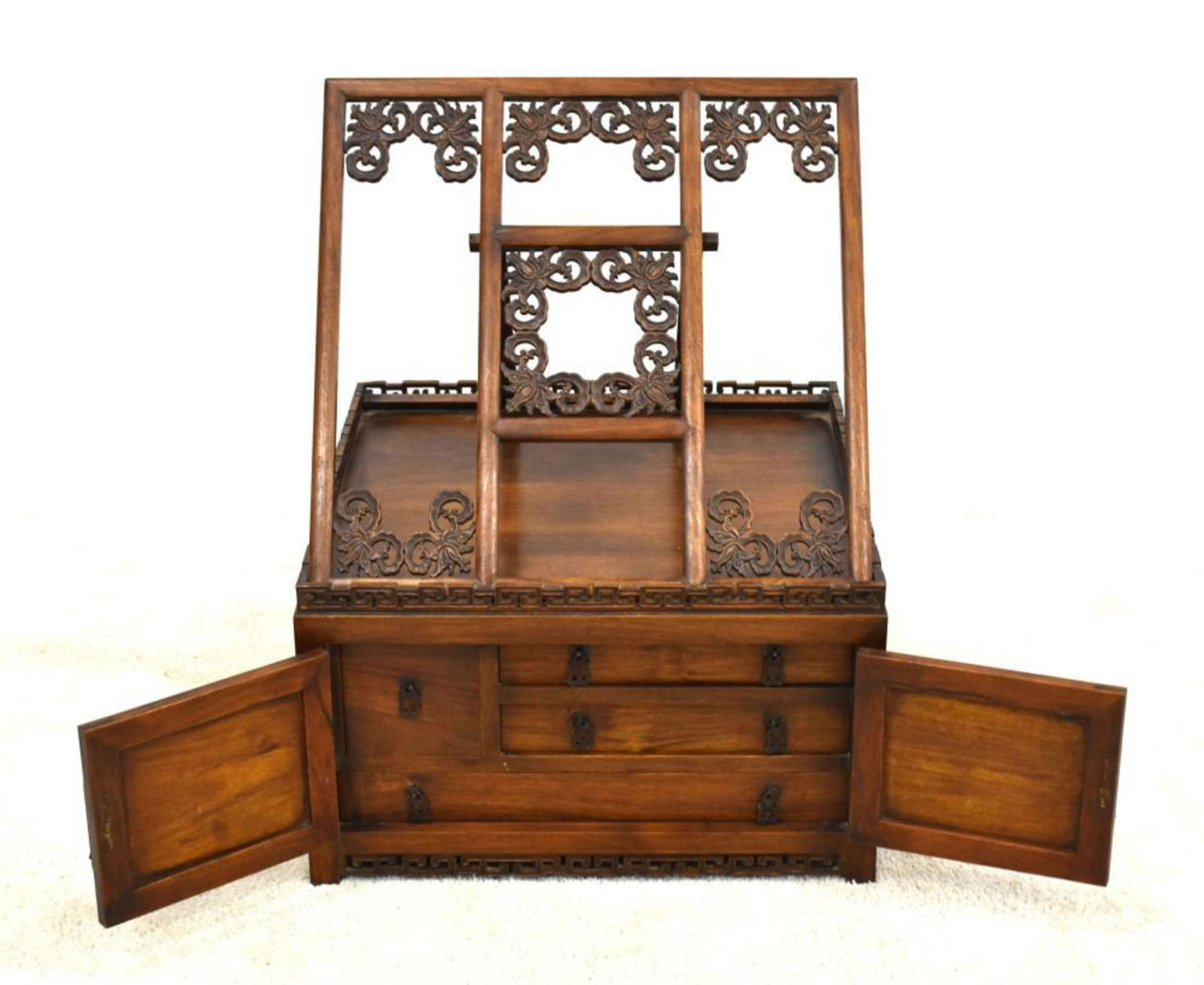 HUANGHUALI CARVED DRESSING CABINET (1 of 9)