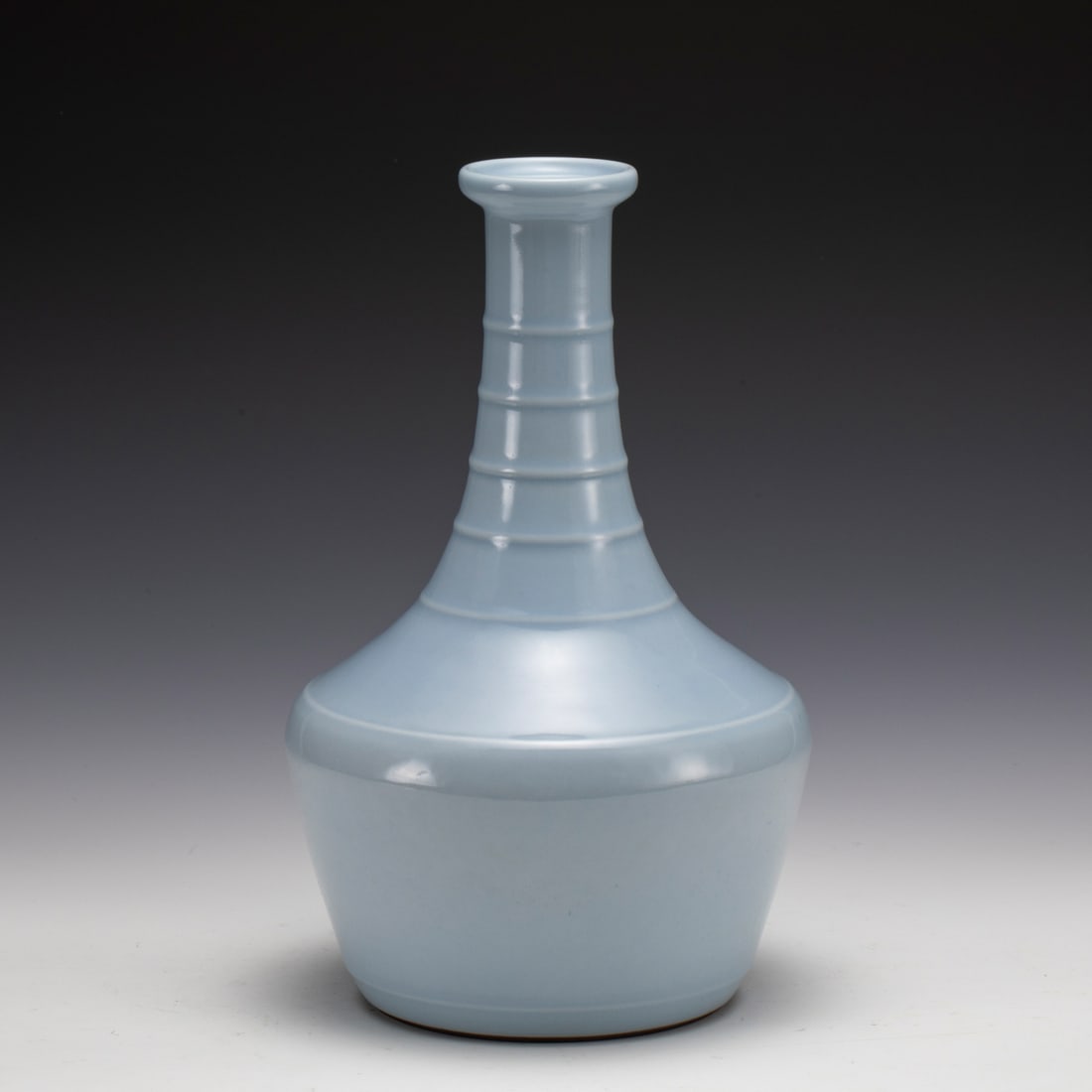 CHINESE SKY BLUE GLAZE BOTTLE (1 of 6)